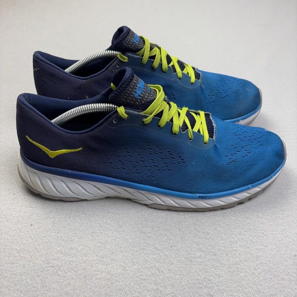 Hoka One One Cavu 2 Running Shoes Mens Size 11.5 Blue Cushioned 1099723 FBLG